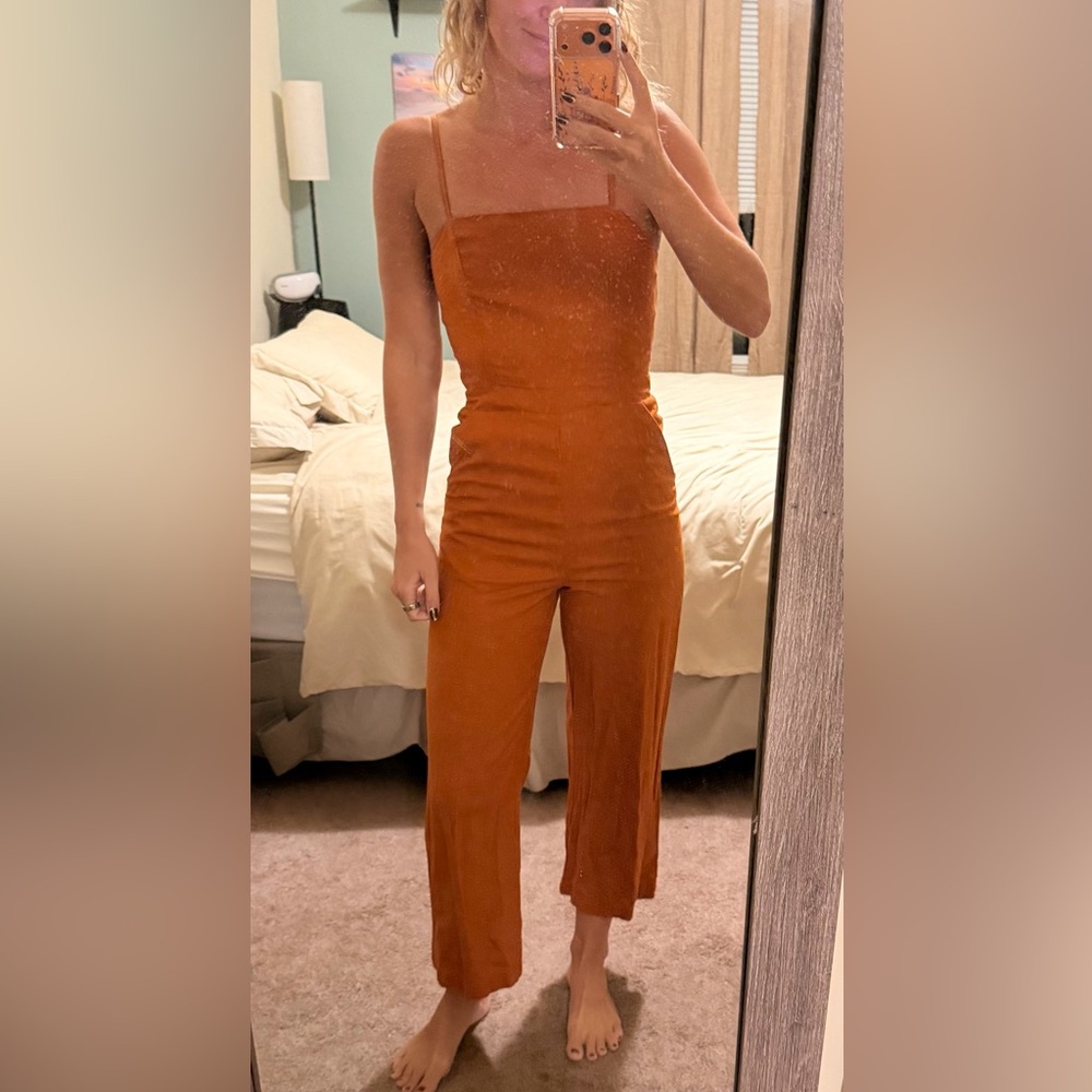 Forever 21 Rust Jumpsuit